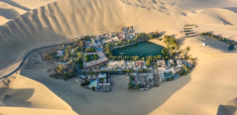 Çölün ortasında bir vaha