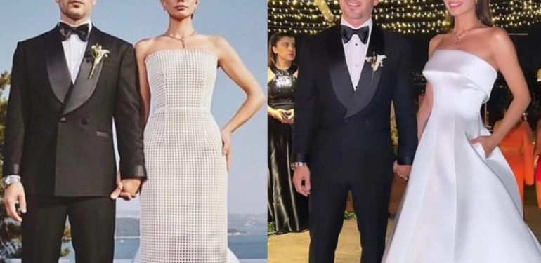 Demet Özdemir gelinlikleri ile dikkat çekti!