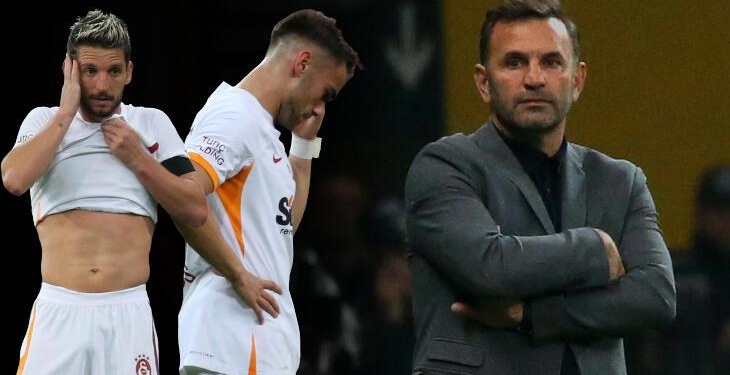 Galatasaray’da Okan Buruk çılgına döndü! Ceketini fırlattı